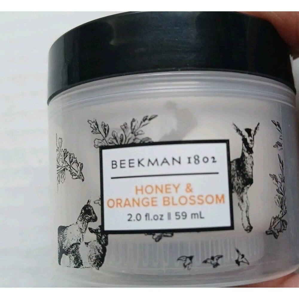 4X-BEEKMANS 1802 WHIPPED BODY CREAM HONEY & ORANGE BLOSSOM 2.0fl Oz NO BOX
